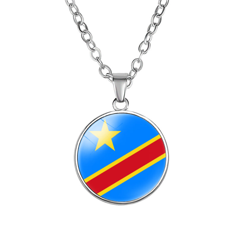 Collier pendentif Congo RDC